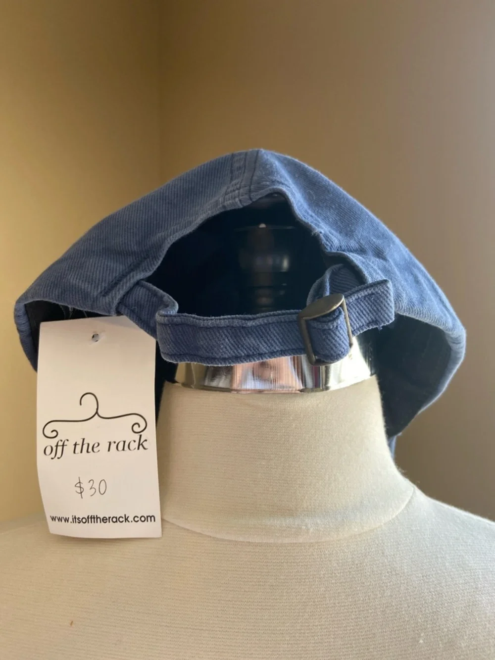 Love Your Melon Navy Blue Baseball Cap with White Embroidered Logo NWT